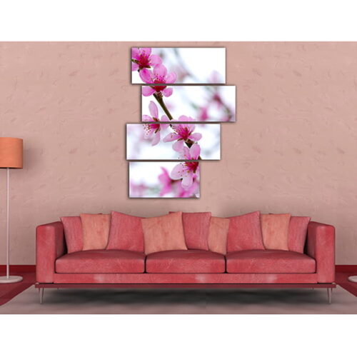 تابلو چند تکه گل