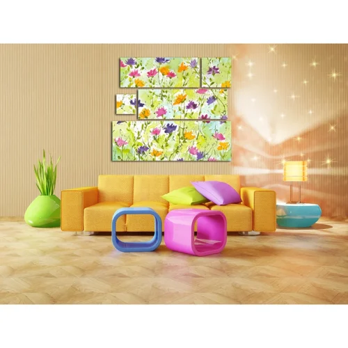 تابلو چند تکه گل