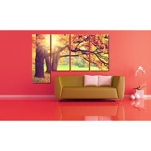 تابلو دکوراتیو درخت چند تکه
