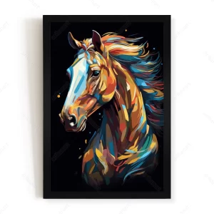 تابلو نقاشی اسب