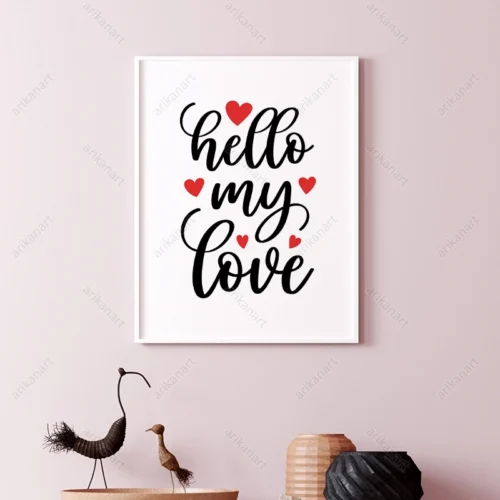 تابلو نوشته عاشقانه