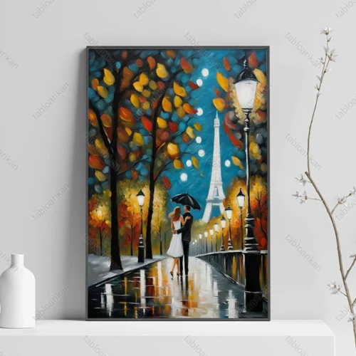 تابلو نقاشی عاشقانه