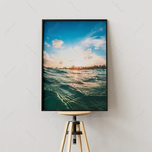 تابلو دریا طرح موج