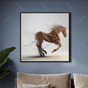 تابلو اسب مدرن