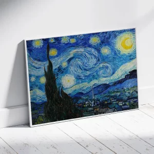 تابلو نقاشی شب پر ستاره
