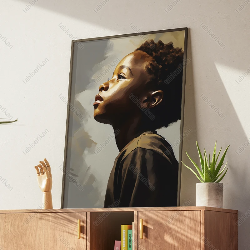 تابلو مدرن طرح چهره کد PR1004