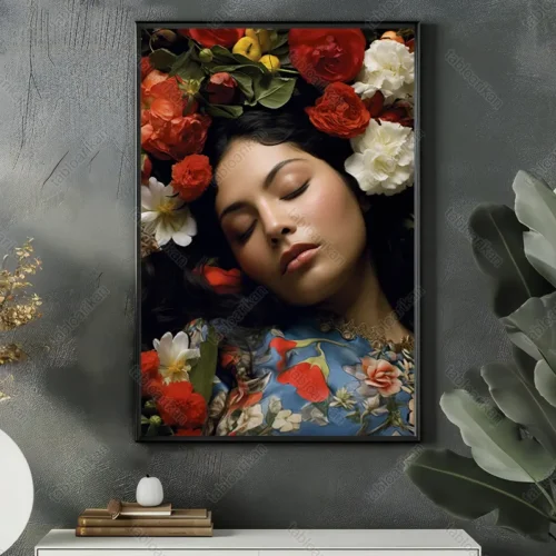 تابلو چهره دختر کد PR1009