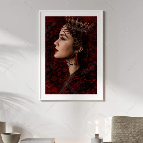 تابلو چهره دیجیتال آرت