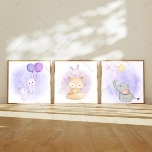 BB1029 تابلو دکوراتیو اتاق کودک کد