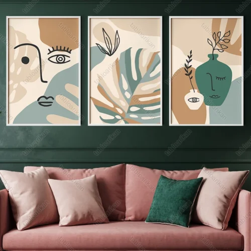 BO1022 تابلو مینیمال بوهو کد