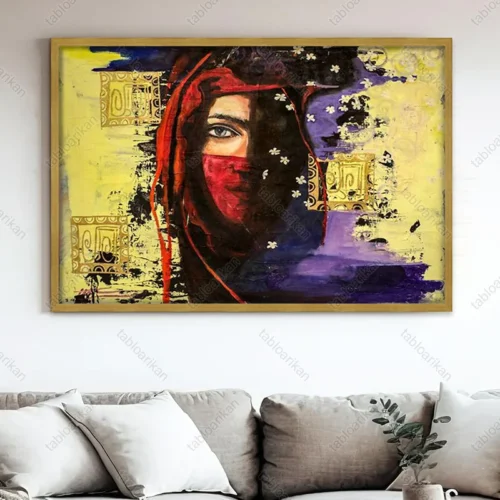 تابلو نقاشی چهره