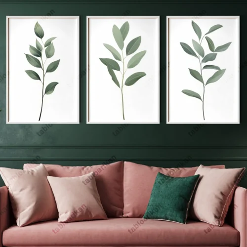 تابلو برگ ساده سه تکه کد TR1016