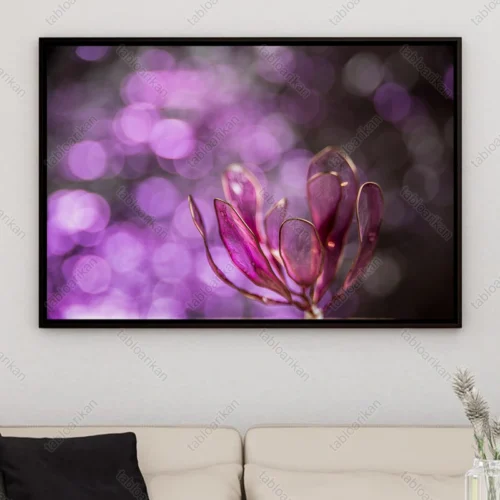 تابلو دکوراتیو عکس گل کد TG1020