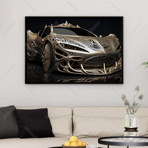 تابلو ماشین انتزاعی