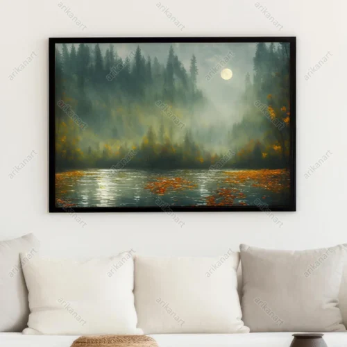 تابلو طبیعت طرح نقاشی