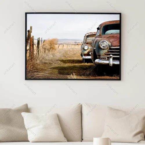 تابلو دکوراتیو ماشین