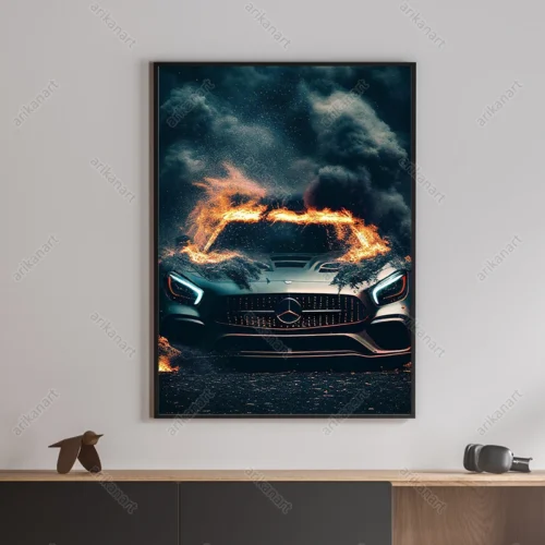 تابلو دکوری ماشین