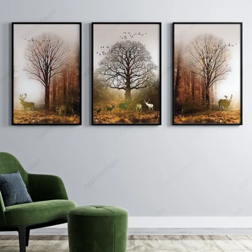 RKN1290 تابلو سه تکه مدرن کد