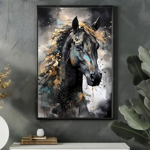 تابلو اسب مدرن