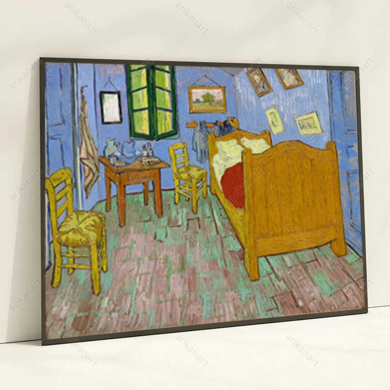 تابلو نقاشی اتاق خواب آرل اثر ونگوگ