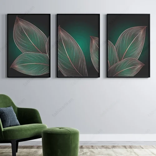 RKN1451 تابلو برگ سه تکه کد