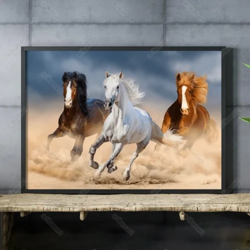 تابلو ثروت اسب دونده در فنگ شویی