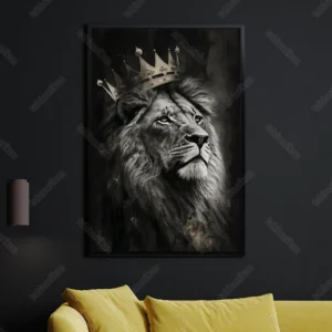 تابلو دکوراتیو طرح شیر کد RKN1589