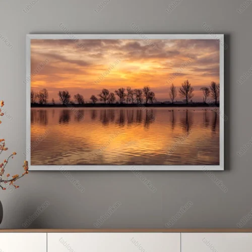 تابلو منظره غروب کد RKN1566