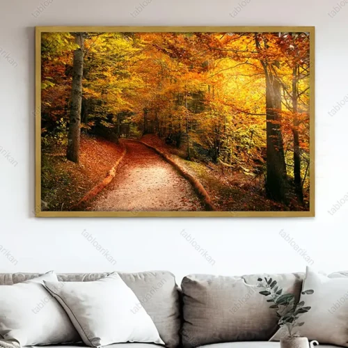 تابلو منظره پاییز کد RKN1563