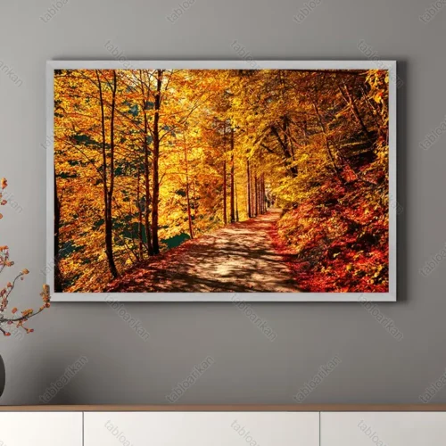 تابلو منظره پاییز کد RKN1564