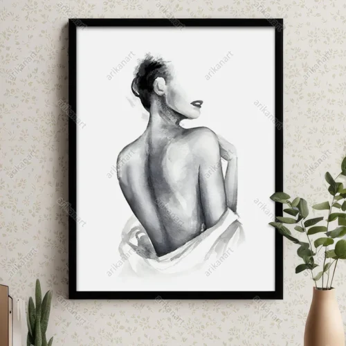 تابلو دکوراتیو مدل نقاشی آبرنگ مدرن