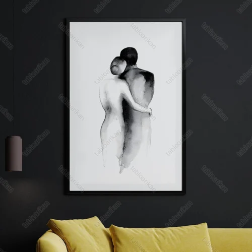 تابلو دکوراتیو مدل نقاشی آبرنگ مدرن کد RKN1643