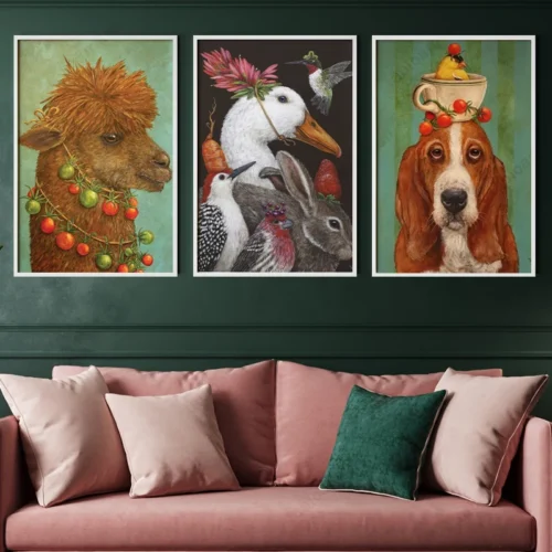 تابلو فانتزی سه تکه کد RKN1675