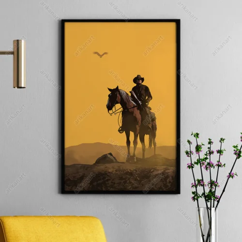 تابلو گیمینگ بازی Red Dead Redemption 2