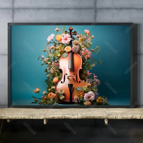 خرید تابلو ویولن فانتزی
