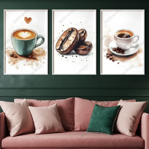 تابلو نقاشی کافی شاپ
