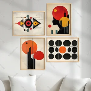 تابلو مدرن چهار تکه